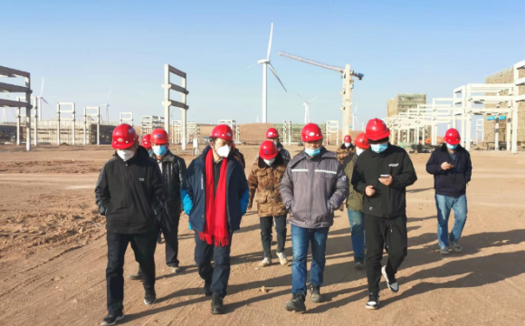 锁定进度目标不动摇  统筹协调高效推进项目建设——海利集团公司党委书记、董事长刘卫东调研宁夏海利项目建设