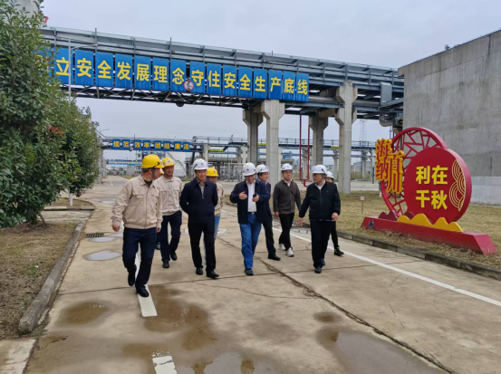 918.com独立董事及证券公司领导一行到贵溪公司调研指导工作